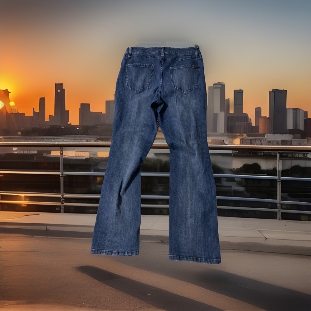 GILI Got It Love It Womens High Rise Bootcut Stretch‎ Blue Jeans Size 12